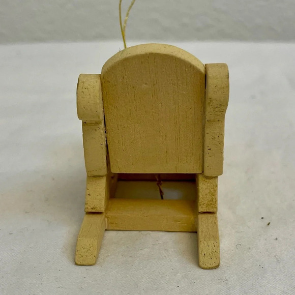 Vintage Russ Country Antique Ornaments Wooden Sleigh Style # BX 2056. - Picture 6 of 10